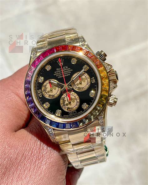 rolex rainbow copia|rolex rainbow daytona yellow gold.